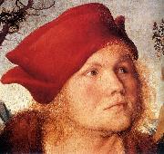 CRANACH, Lucas the Elder Portrait of Dr. Johannes Cuspinian (detail) dfg Sweden oil painting reproduction